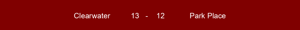 Clearwater won 2
