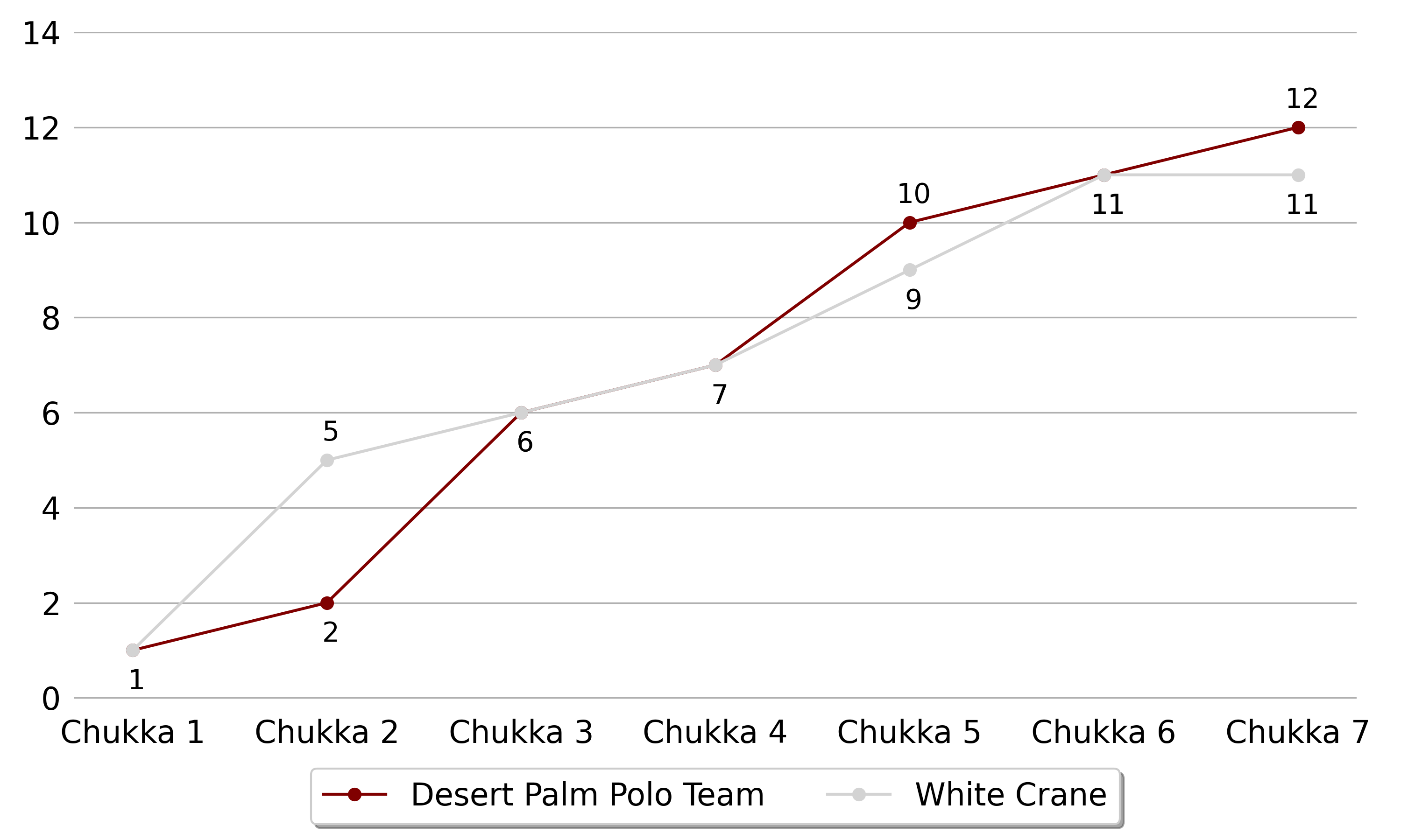 Desert Palm Polo Team won against White Crane 5